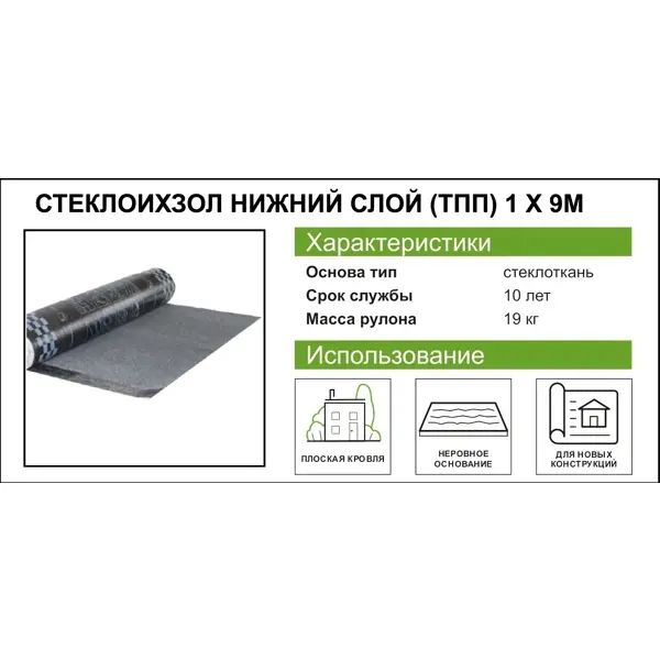 Стеклоизол ТЕХНОНИКОЛЬ Р ТПП-2.1 нижний слой стеклоткань 9 м2 - изображение 2