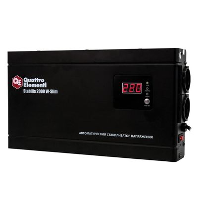 Стабилизатор напряжения Quattro Elementi Stabilia 5000 W-Slim настенный - изображение 11