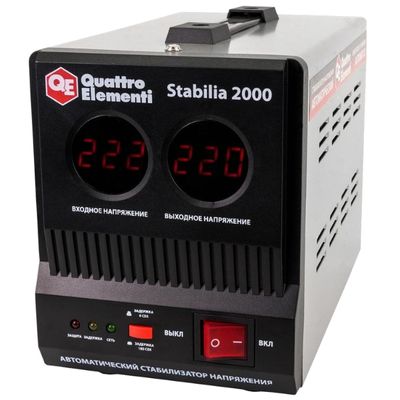 Стабилизатор напряжения Quattro Elementi Stabilia 5000 W-Slim настенный - изображение 14