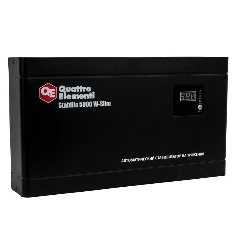 Стабилизатор напряжения Quattro Elementi Stabilia 5000 W-Slim настенный - изображение 2