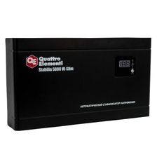 Стабилизатор напряжения Quattro Elementi Stabilia 5000 W-Slim настенный - изображение 6